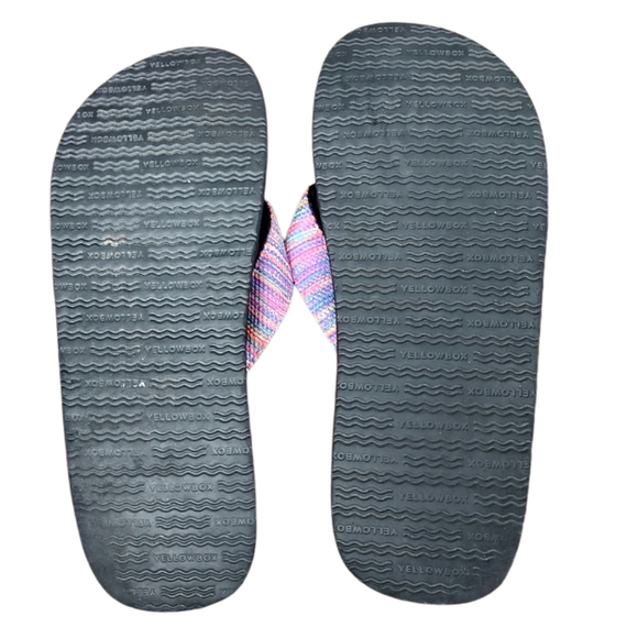 Yellow Box Multicolor Striped Sandals - Picture 3 of 3